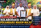 HUT ke-242 Pekanbaru: KolaborAksi Dorong Pembangunan dan Rekor MURI