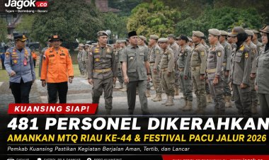 Bupati Suhardiman Kerahkan 481 Personel Kawal MTQ Riau dan Pacu Jalur