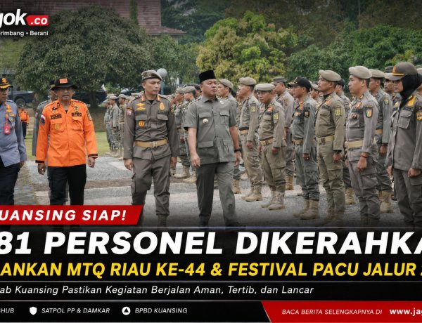 Bupati Suhardiman Kerahkan 481 Personel Kawal MTQ Riau dan Pacu Jalur