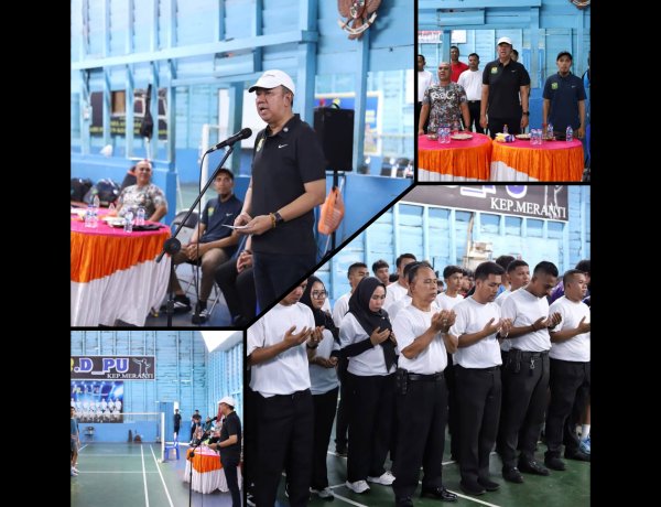 Wabup Muzamil Buka Turnamen PBSI Meranti 2026, Tekankan Seleksi Atlet Objektif
