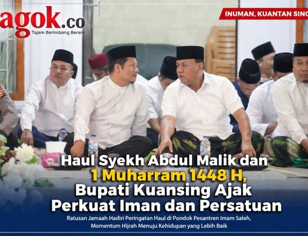 Haul Syekh Abdul Malik dan 1 Muharram 1448 H, Bupati Kuansing Ajak Perkuat Iman
