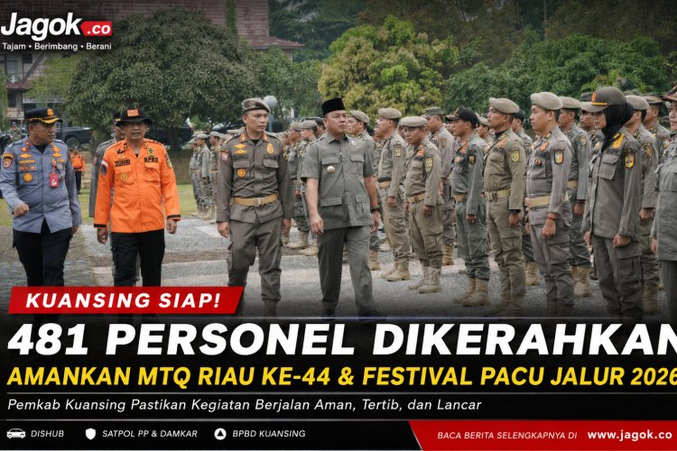 Bupati Suhardiman Kerahkan 481 Personel Kawal MTQ Riau dan Pacu Jalur