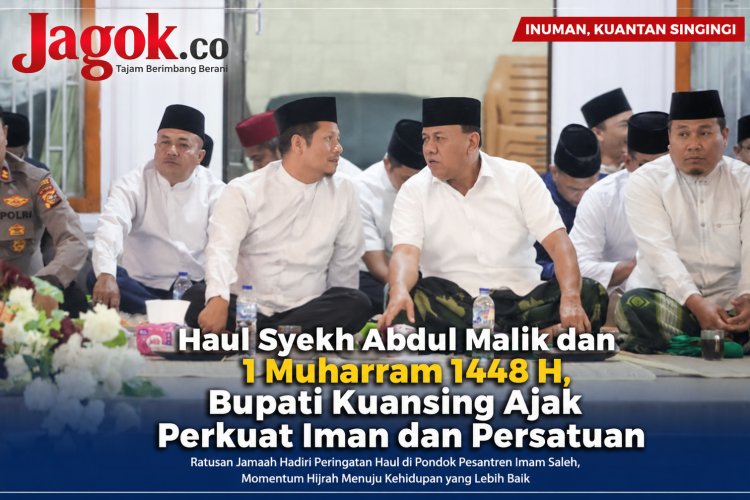 Haul Syekh Abdul Malik dan 1 Muharram 1448 H, Bupati Kuansing Ajak Perkuat Iman