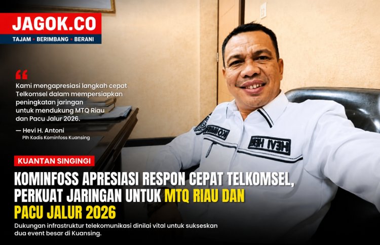 Kominfoss Kuansing Puji Respons Cepat Telkomsel