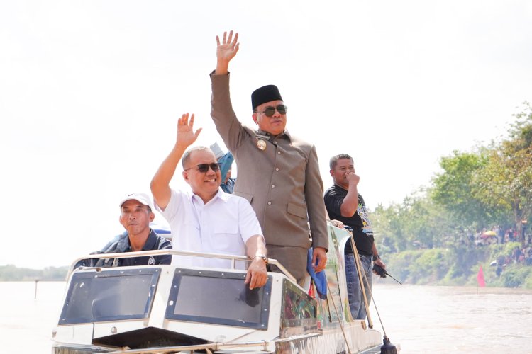 Pacu Jalur Pangean 2026 Resmi Dibuka, 47 Jalur Berebut Piala Bergilir Bupati Kuansing