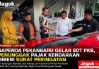 Bapenda Pekanbaru Gelar SDT PKB, Penunggak Pajak Kendaraan Diberi Surat Peringatan