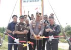 Kapolri Resmikan Jembatan Merah Putih Presisi di Kuansing