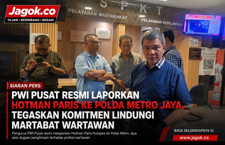 PWI Pusat Resmi Laporkan Hotman Paris ke Polda Metro Jaya