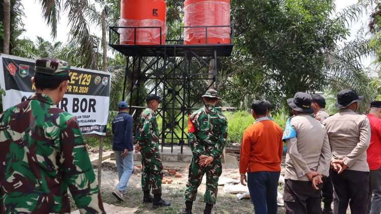Pastikan Kesiapan Kunjungan Tim Wasev Mabesad, Dandim 0313/KPR Tinjau Langsung Sasaran Fisik TMMD Ke-129 di Desa Pangkalan Terap