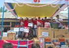 Pawai HUT RI ke-81 di Desa Teratak Meriah, Warga Kompak