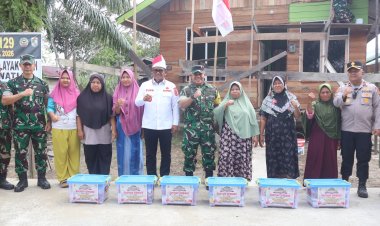 Tinjau Hasil Pembangunan TMMD ke-129, Tim Wasev Mabesad  Brigjen TNI Zulfirman Chaniago, S.I.P., M.Han Evaluasi Sasaran Fisik