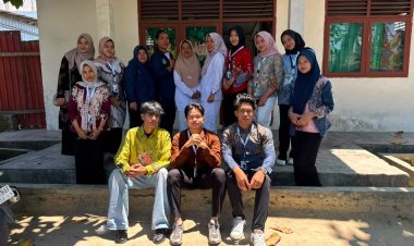 Mahasiswa KKN Universitas Abdurrab Bantu Posyandu di Kandis