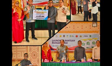Pemkab Bengkalis Salurkan Bantuan Pangan untuk 64.550 Penerima