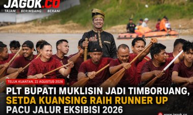 PLT Bupati Muklisin Jadi Timboruang, Setda Kuansing Runner Up Pacu Jalur