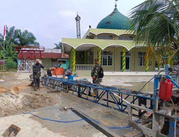 Pengeboran Sumur Bor TMMD ke-129 Kodim 0313/KPR di Desa Delik Tembus Kedalaman 42 Meter