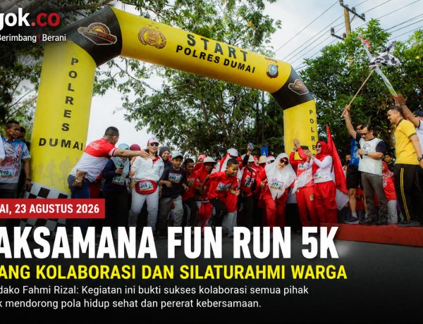 Laksamana Fun Run 5K 2026 Jadi Ajang Kolaborasi Warga Dumai