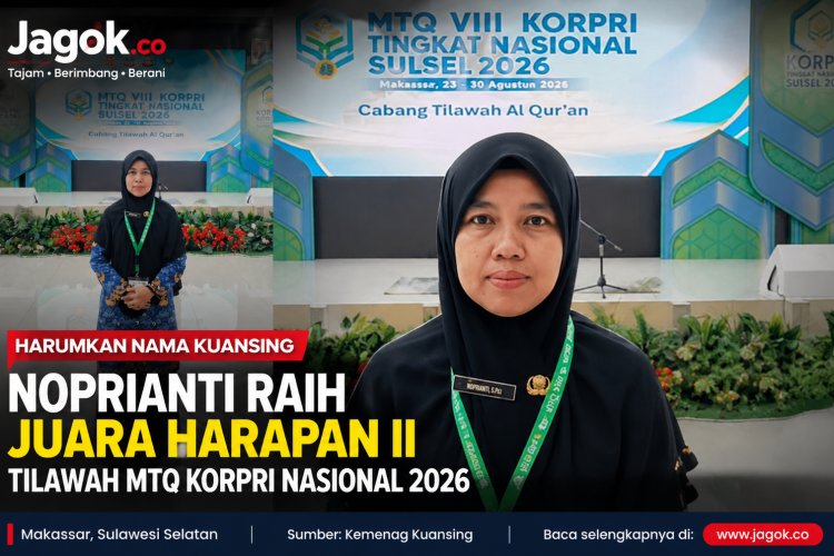 Noprianti Harumkan Kuansing, Raih Juara Harapan II MTQ Korpri Nasional 2026