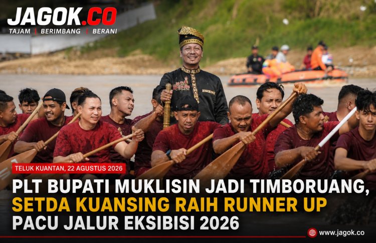 PLT Bupati Muklisin Jadi Timboruang, Setda Kuansing Runner Up Pacu Jalur